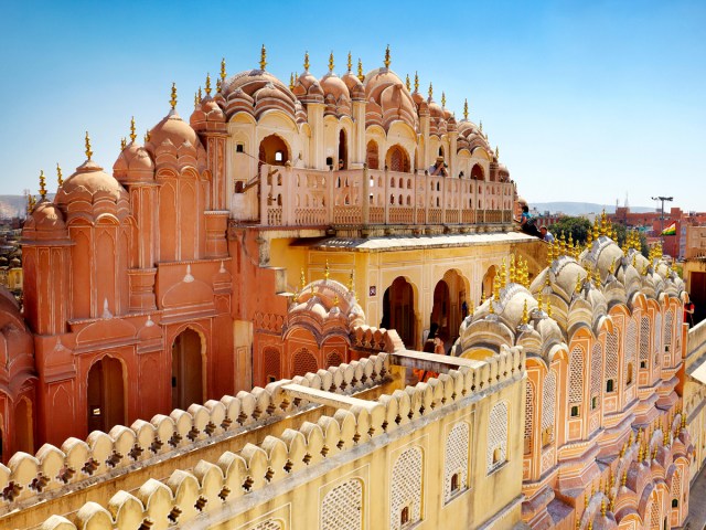 Hawa Mahal Palace in Rajasthan, India