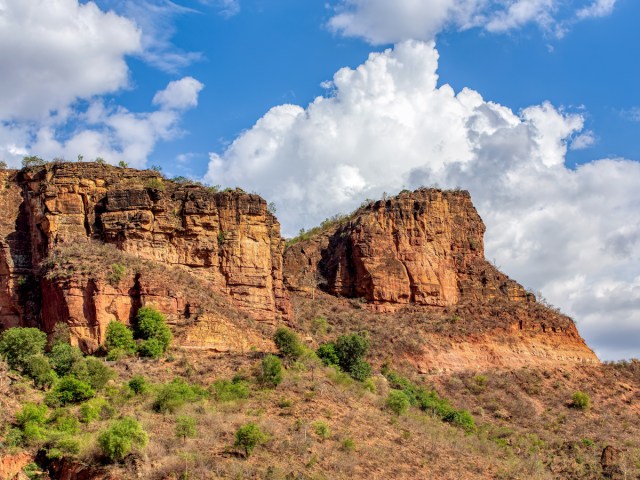 Sandstone hills in Oromia, Ethiopia