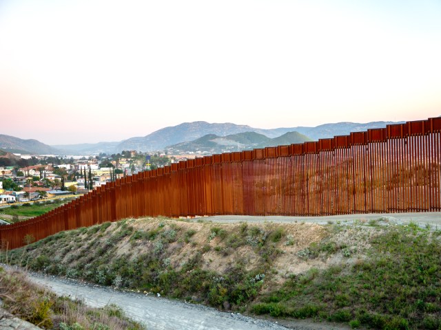 Border fence between Mexico and the United States