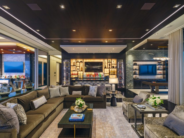 Interior of Penthouse Suite at the Post Oak Hotel in Houston, Texas