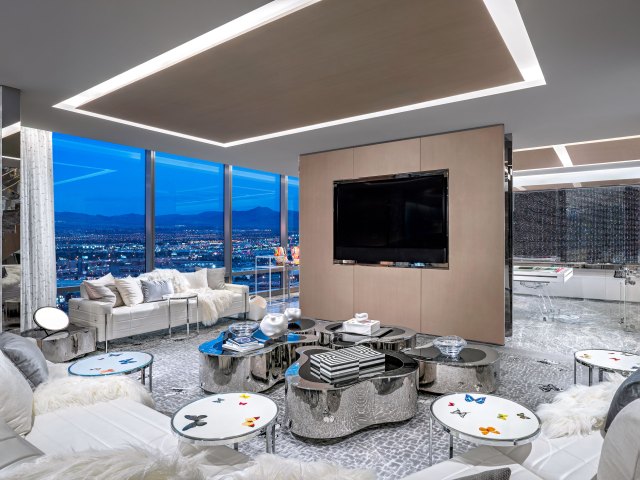 Penthouse Suite with views of Las Vegas Strip at Palms Casino Resort