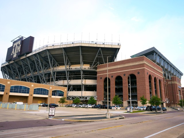 Exterior of Kyle Field in College Station, Texas