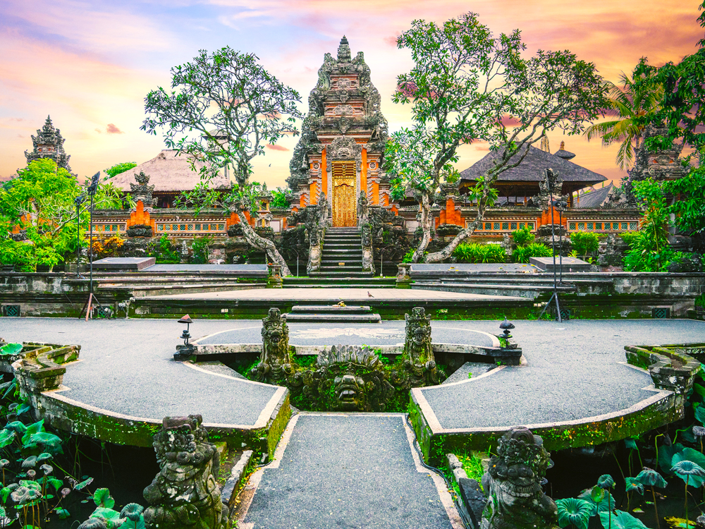 Temple complex in Bali, Indonesia