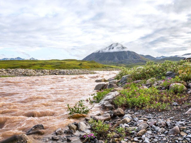 River and mountains in Gates of the Arctic National Park and Preserve, Alaska