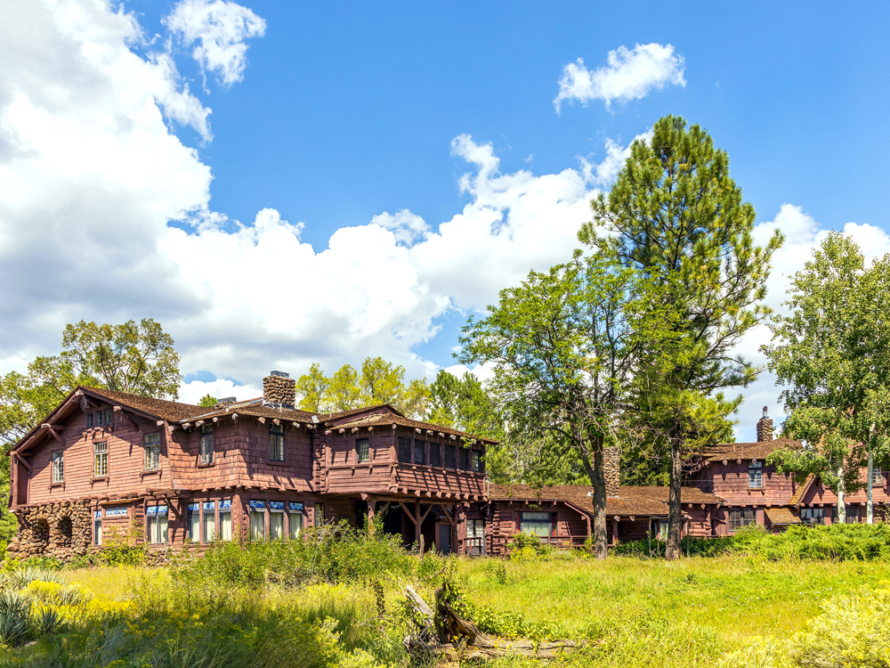 Estate and grounds of Riordan Mansion in Flagstaff, Arizona