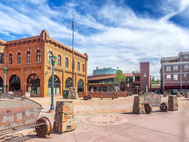 Town square in Flagstaff, Arizona