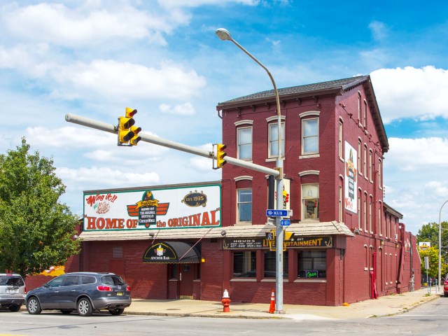 Anchor Bar in Buffalo, New York, where Buffalo wings were invented
