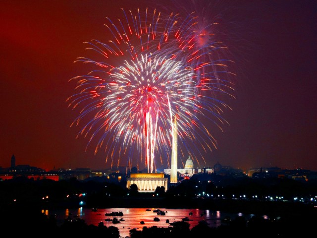 Fireworks over Washington, D.C.
