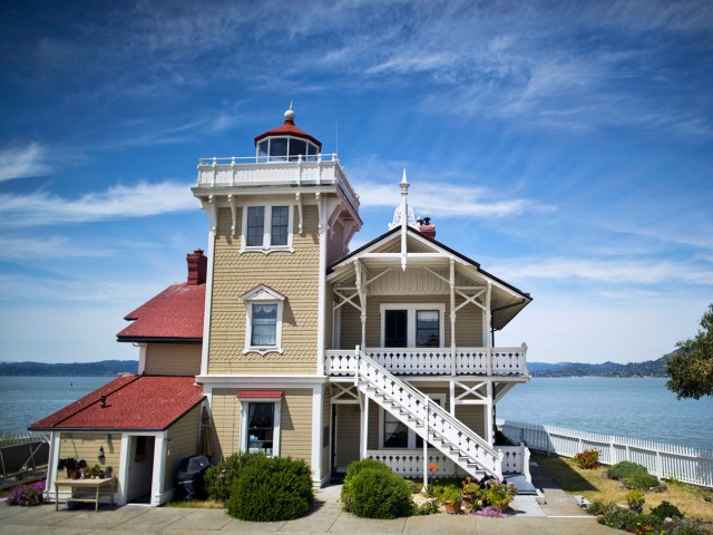 B&B occupying historic Victorian building at East Brother Light Station in Richmond, California