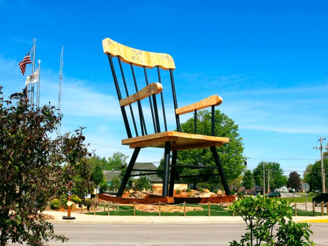 World's largest rocking chair in Casey, Illinois