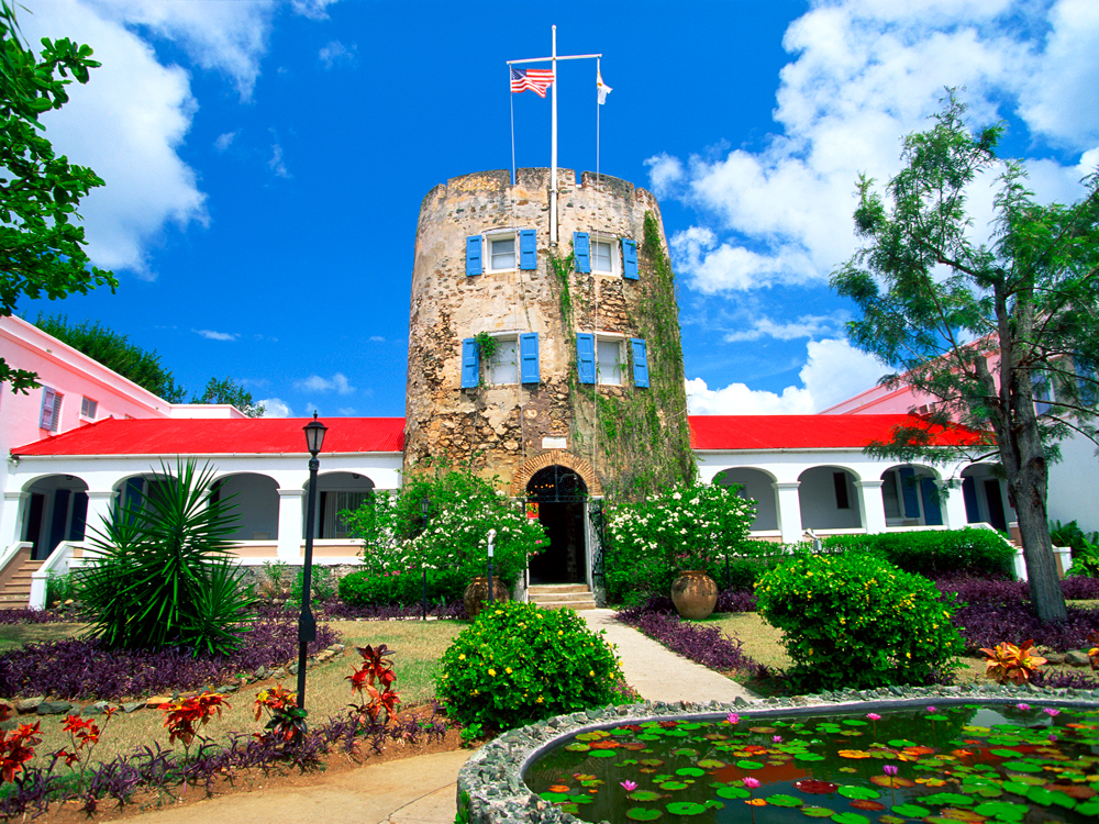 Bluebeard's Castle historic site in the U.S. Virgin Islands