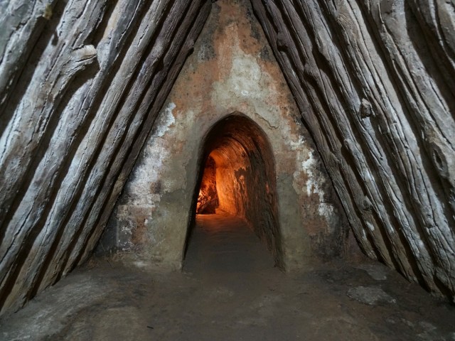 Remnants of the Vietnam War Tunnels