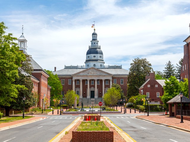 Maryland State House in Annapolis, Maryland