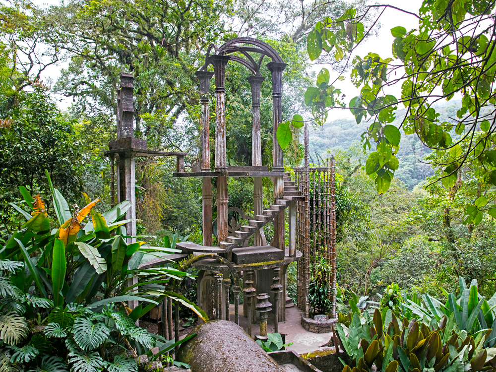 Las Pozas sculpture garden in Mexico