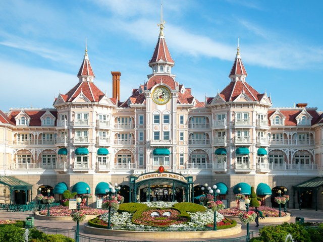 Entrance to Disneyland Park at Disneyland Paris