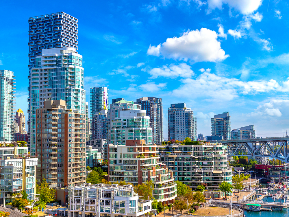 Skyline of Vancouver, British Columbia