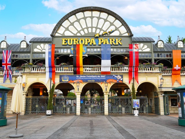 Entrance to Europa Park in Baden-Württemberg, Germany