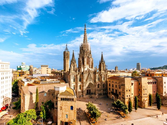 La Sagrada Familia church in Barcelona, Spain