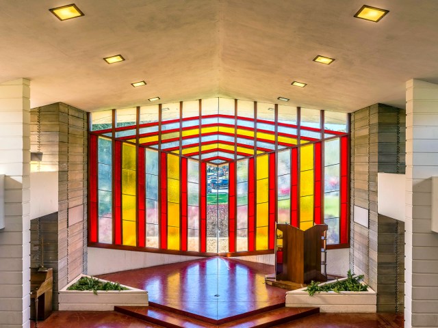 Frank Lloyd Wright-designed chapel at Florida Southern College