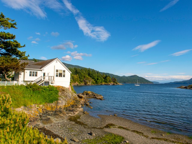 Waterfront home on Orcas Island, Washington