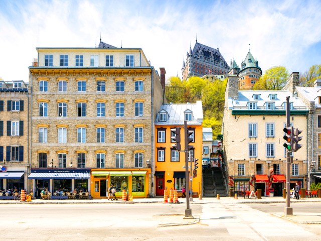 European-inspired architecture in Québec City, Canada