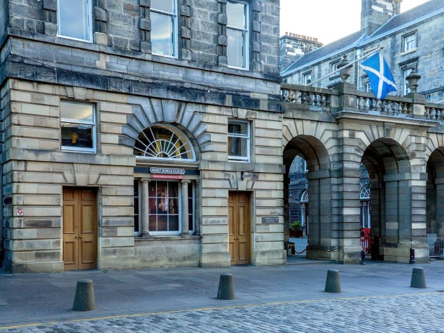 Entrance to Mary King’s Close in Edinburgh, Scotland