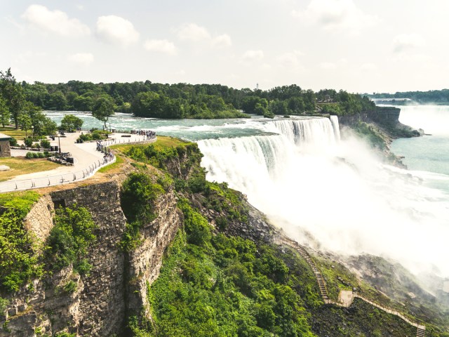 Overlook of Niagara Falls in New York