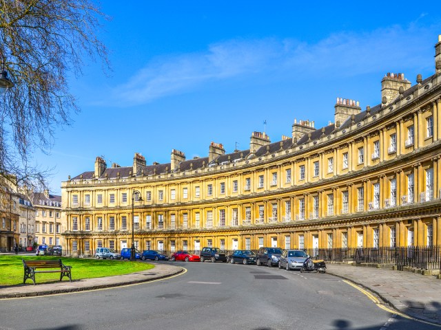 Royal Crescent in Bath, England