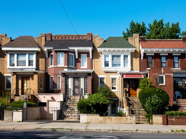 Row houses in Queens, New York City