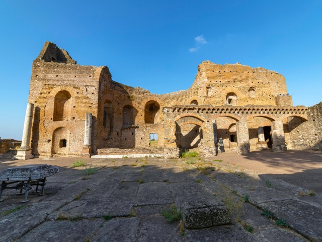 Ruins of the Villa dei Quintili near Rome, Italy