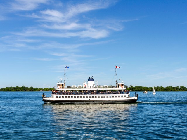 Toronto Island Ferry in Lake Ontario