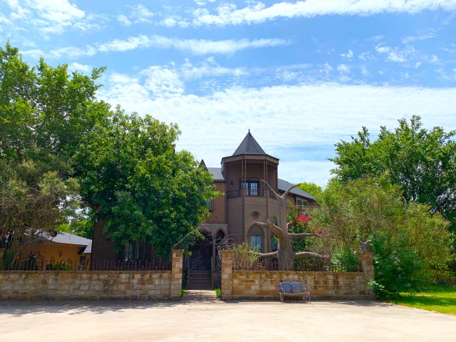 Exterior of Munster Mansion in Waxahachie, Texas