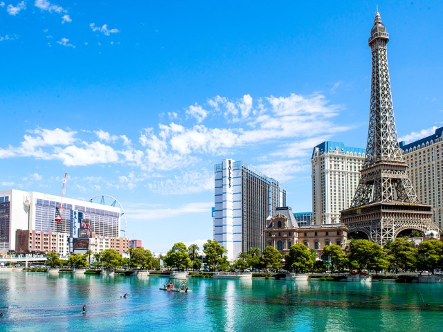 Paris Las Vegas hotel with replica Eiffel Tower in Las Vegas, Nevada