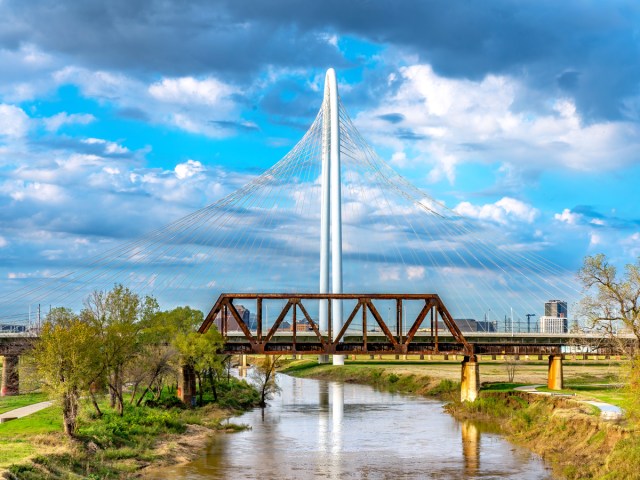 Margaret Hunt-Hill Bridge in Dallas, Texas