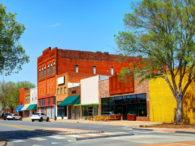 Main street in Stillwater, Oklahoma