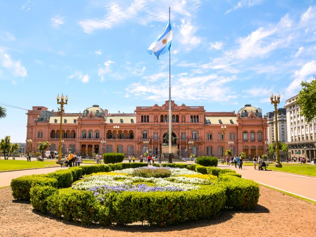 The Casa Rosada in Buenos Aires, Argentina