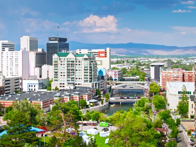 Cityscape of Reno, Nevada