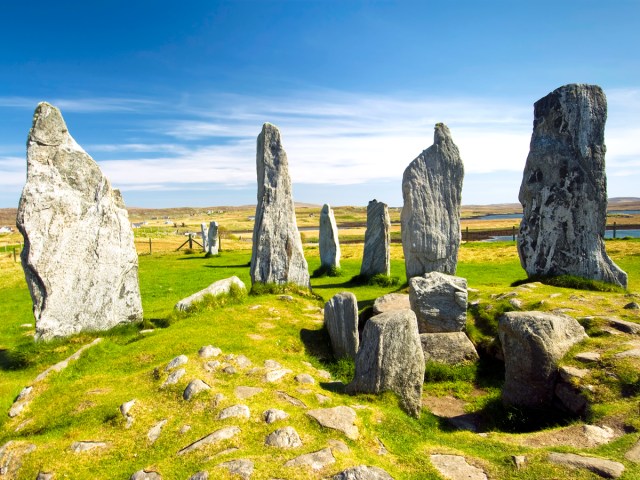 Calanais Standing Stones in the Scottish Highlands