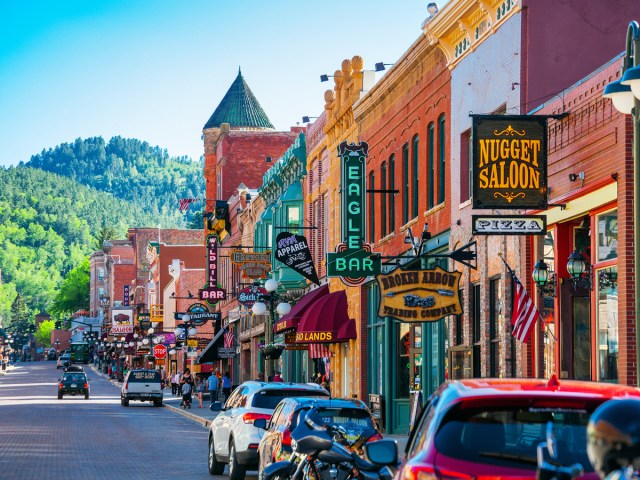 Main street in Deadwood, South Dakota