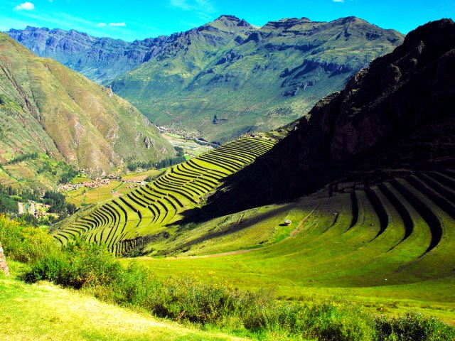 Sacred Valley in the Andes Mountains of Peru