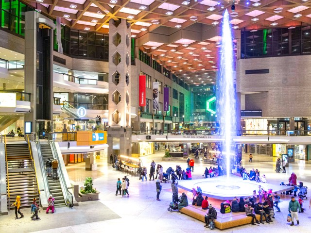 RÉSO underground shopping center in Montreal, Canada