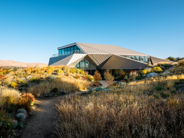 Path leading to the the Shapeshifter House in Reno, Nevada