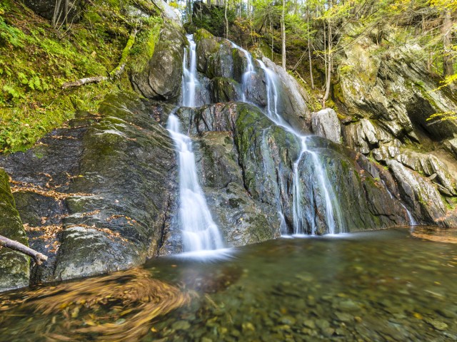 Moss Glen Falls in Vermont