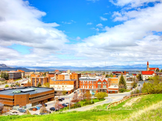 Hill overlooking Helena, Montana