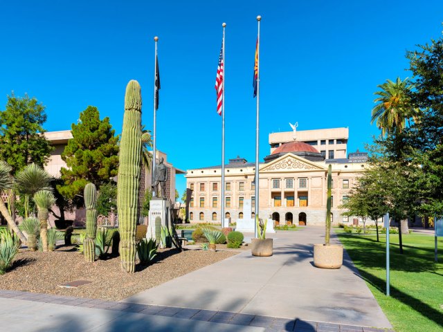 Arizona state capitol building in Phoenix