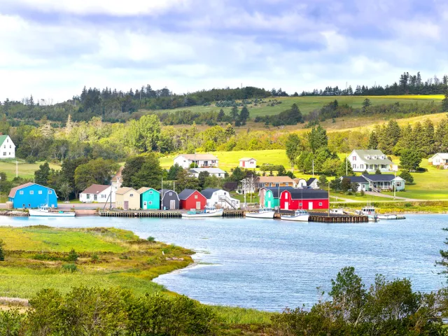 Fishing village in Prince Edward Island, Canada