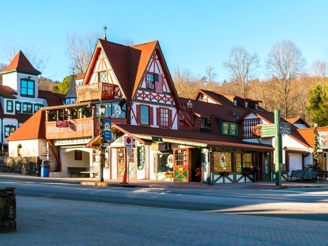 Bavarian-inspired architecture of Helen, Georgia