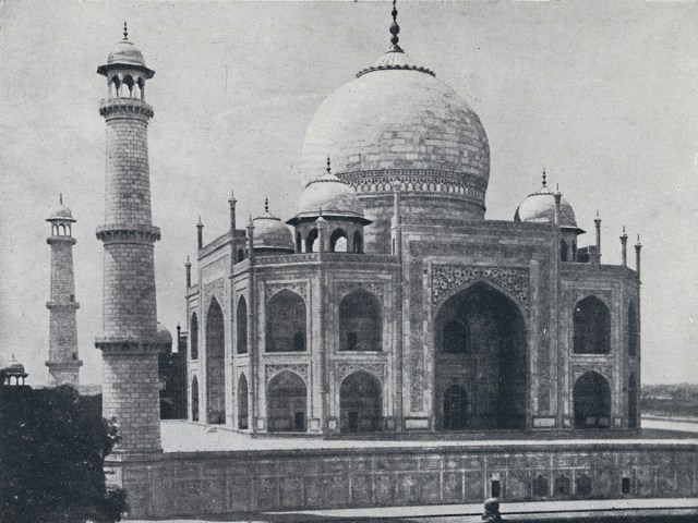 Taj Mahal in Agra, India, photographed in 1924