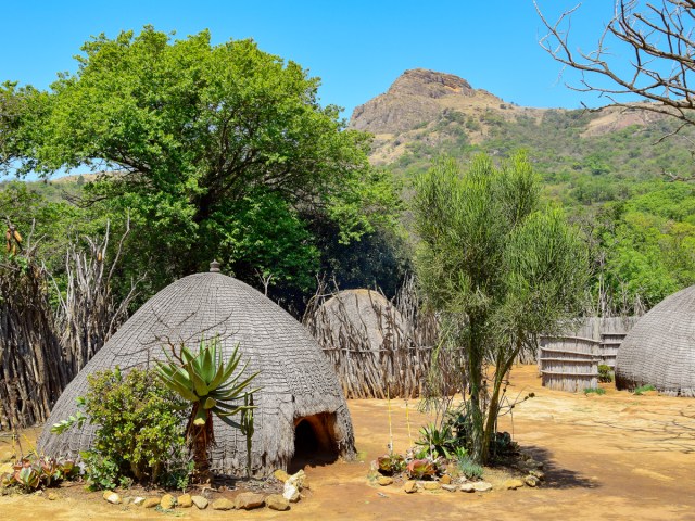 Traditional village in eSwatini