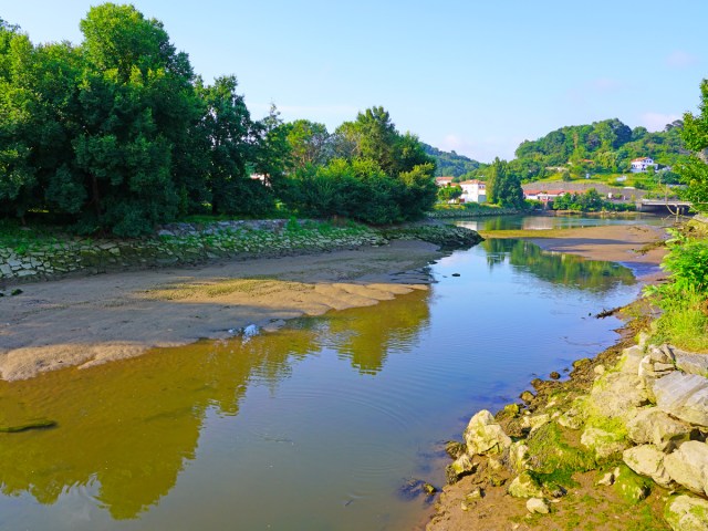 Pheasant Island, seen from France across the Bidasoa River